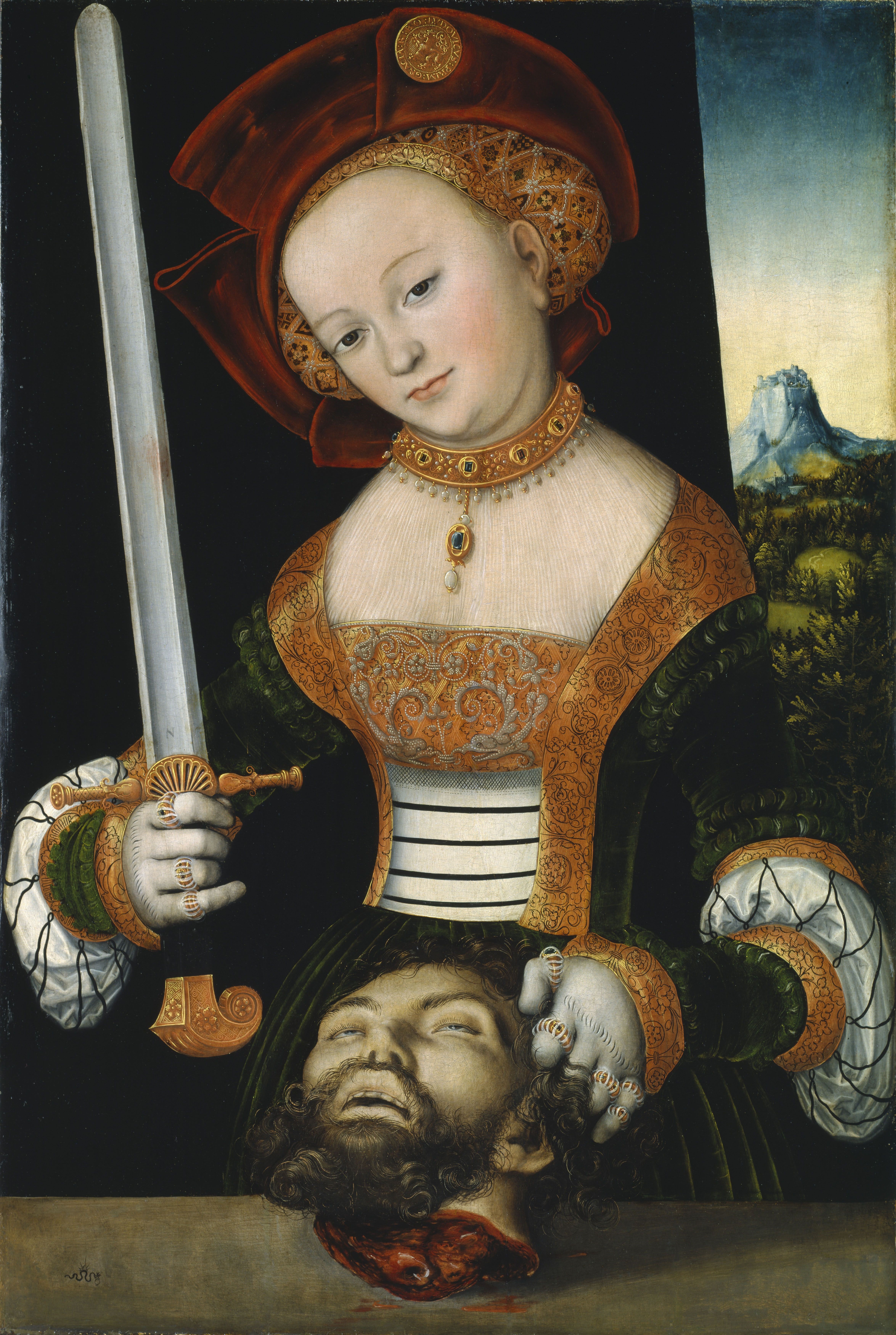 File:Lucas Cranach d.Ä. - Judith mit dem Haupt des Holofernes (Staatliche  Museen, Kassel).jpg - Wikipedia