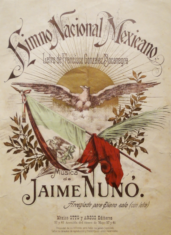 File:Portada de la Himno Nacional Mexicano - arreglado para piano   - Wikimedia Commons