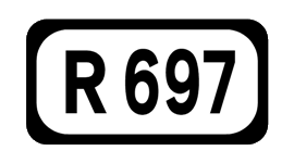 File:R697 Regional Route Shield Ireland.png