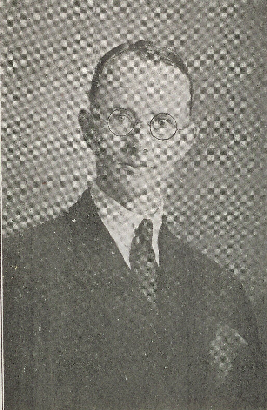 Portrait from “Indian Wild Life” (1936) which he edited