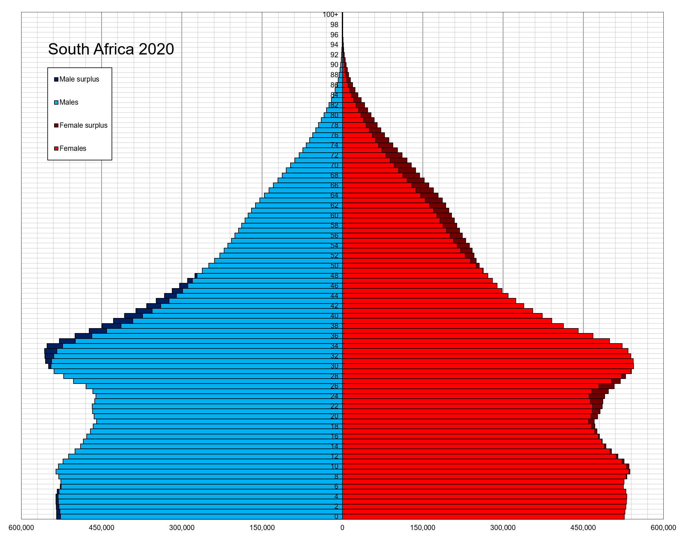 DateiSouth Africa single age population pyramid 2020.png Wikipedia