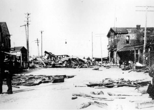 File:Street scene after the great 1896 hurricane.jpg