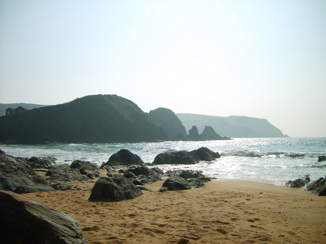 File:The beach, Outer Hope - geograph.org.uk - 405384.jpg