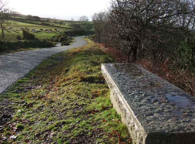 Wet seat on the Granite Way - geograph.org.uk - 317752
