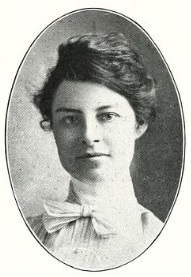 File:1911 Anna Francis Weaver, Instructor, Drift Yearbook, Butler University, Irvington, Marion County, Indiana.png