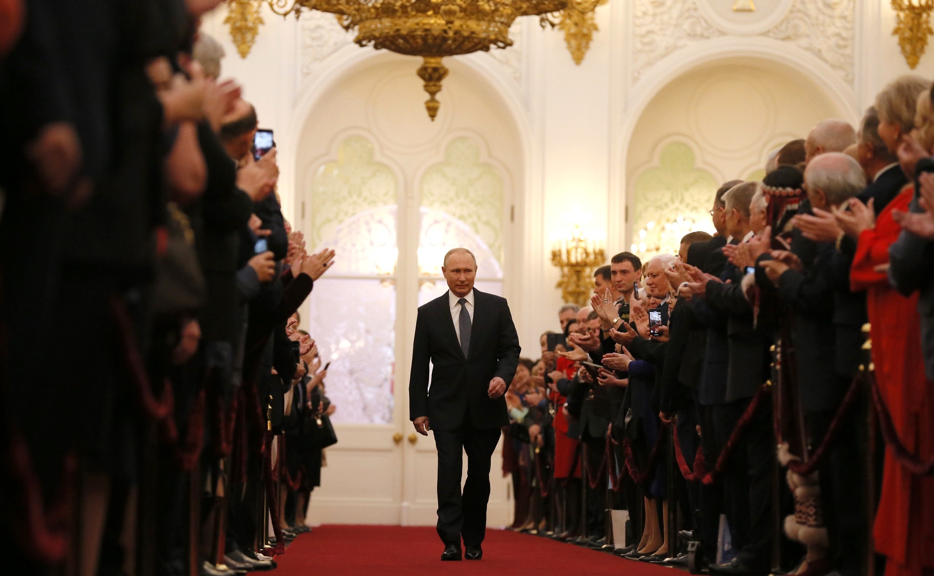 Инаугурация президента что это. Инаугурация Владимира Путина 2018. Церемония инаугурации президента России.
