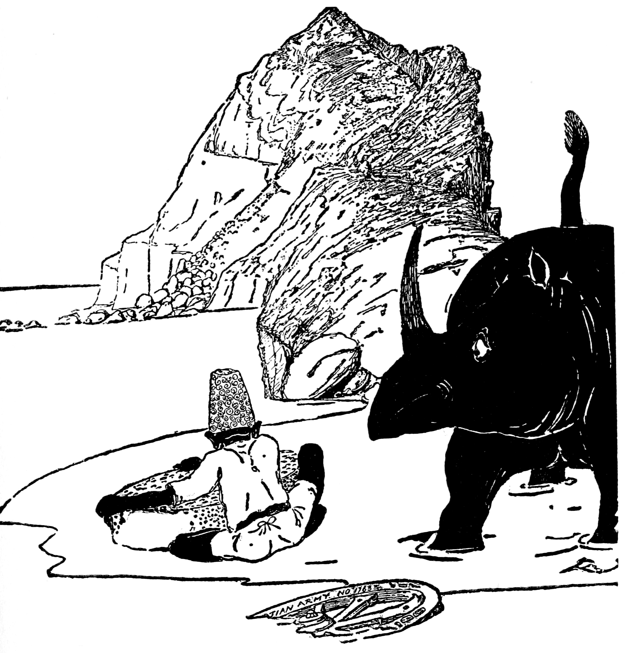 Носорог и осьминог носят десять пар. Just so stories Rudyard Kipling. Верблюд и носорог басня. Носорог рисунок. Иллюстрация Киплинг носорог.