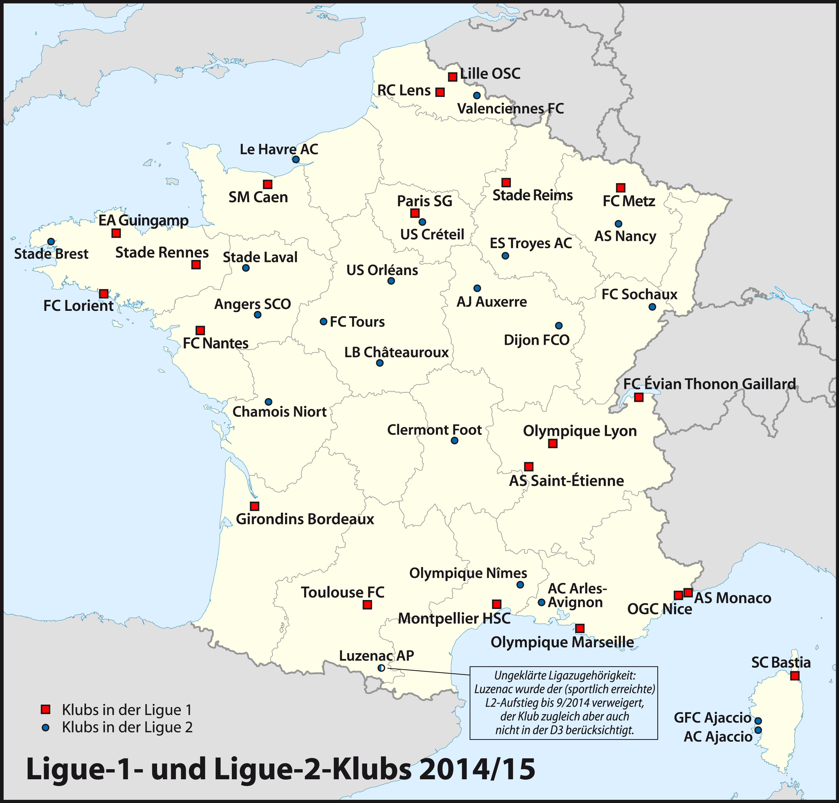 Ligue 2 Frankreich