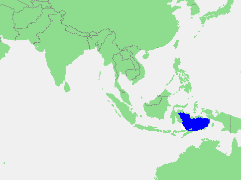 Location of the Banda Sea in Southeast Asia