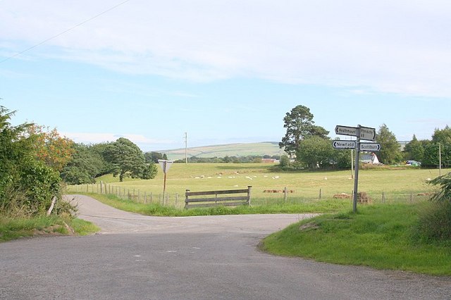 File:Logie Hill Crossroads. - geograph.org.uk - 226074.jpg