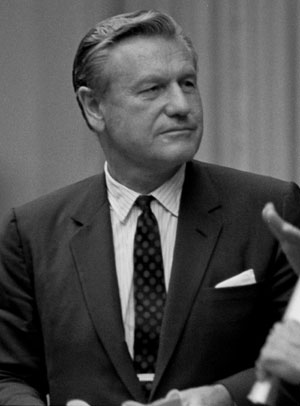 File:Nelson Rockefeller talking to LBJ, bw-cropped.jpg