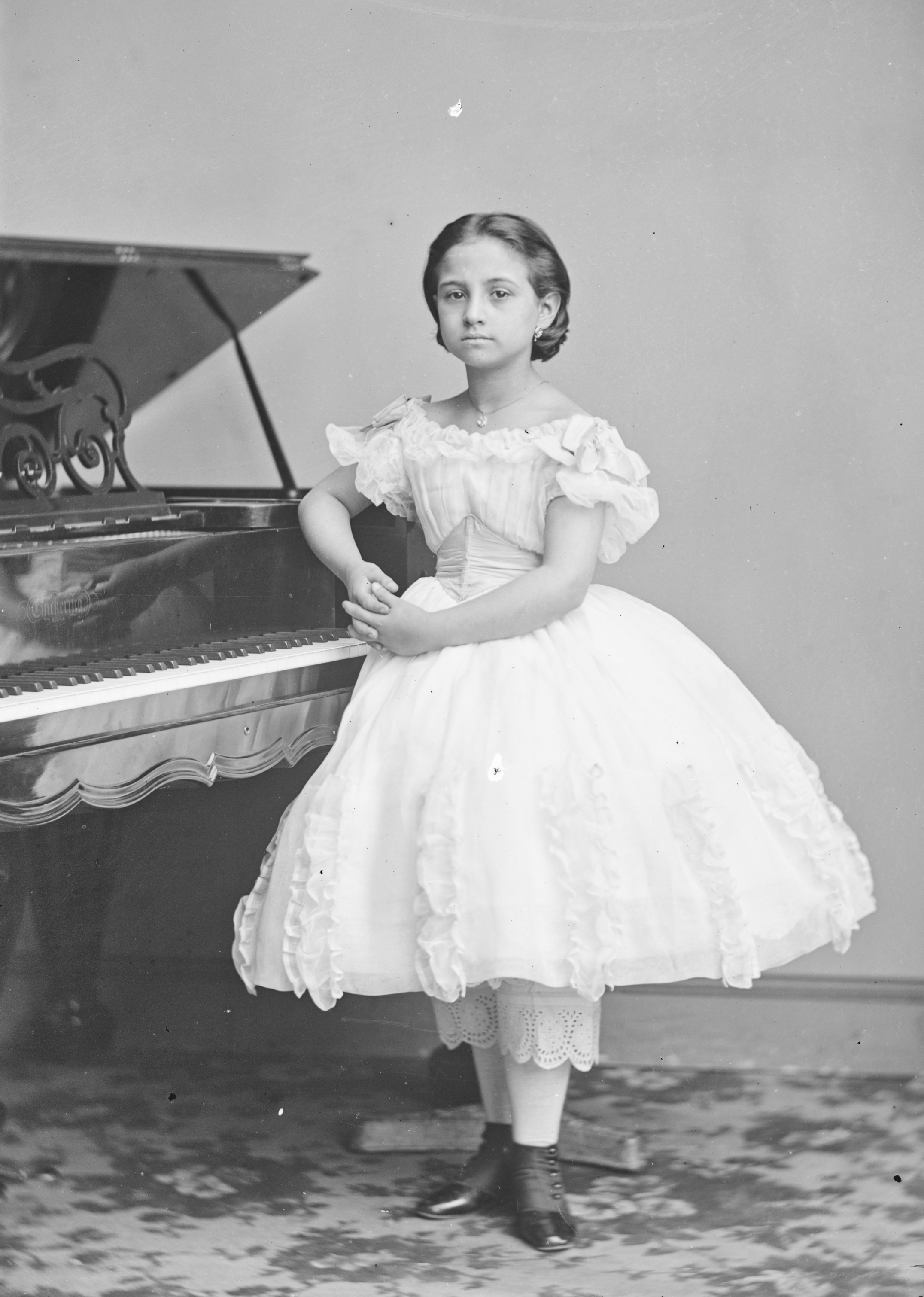 Teresa Carreño a los 8 años.