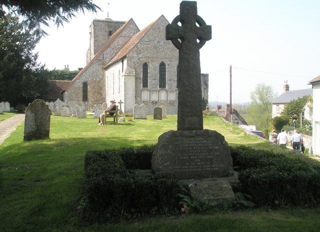 File:War memorial at St Michael, Amberley - geograph.org.uk - 1813839.jpg