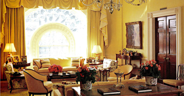 white house living room