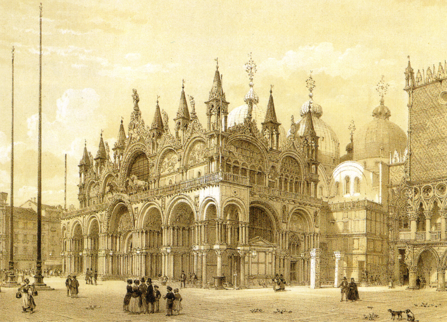 Венеция площадь 19 века