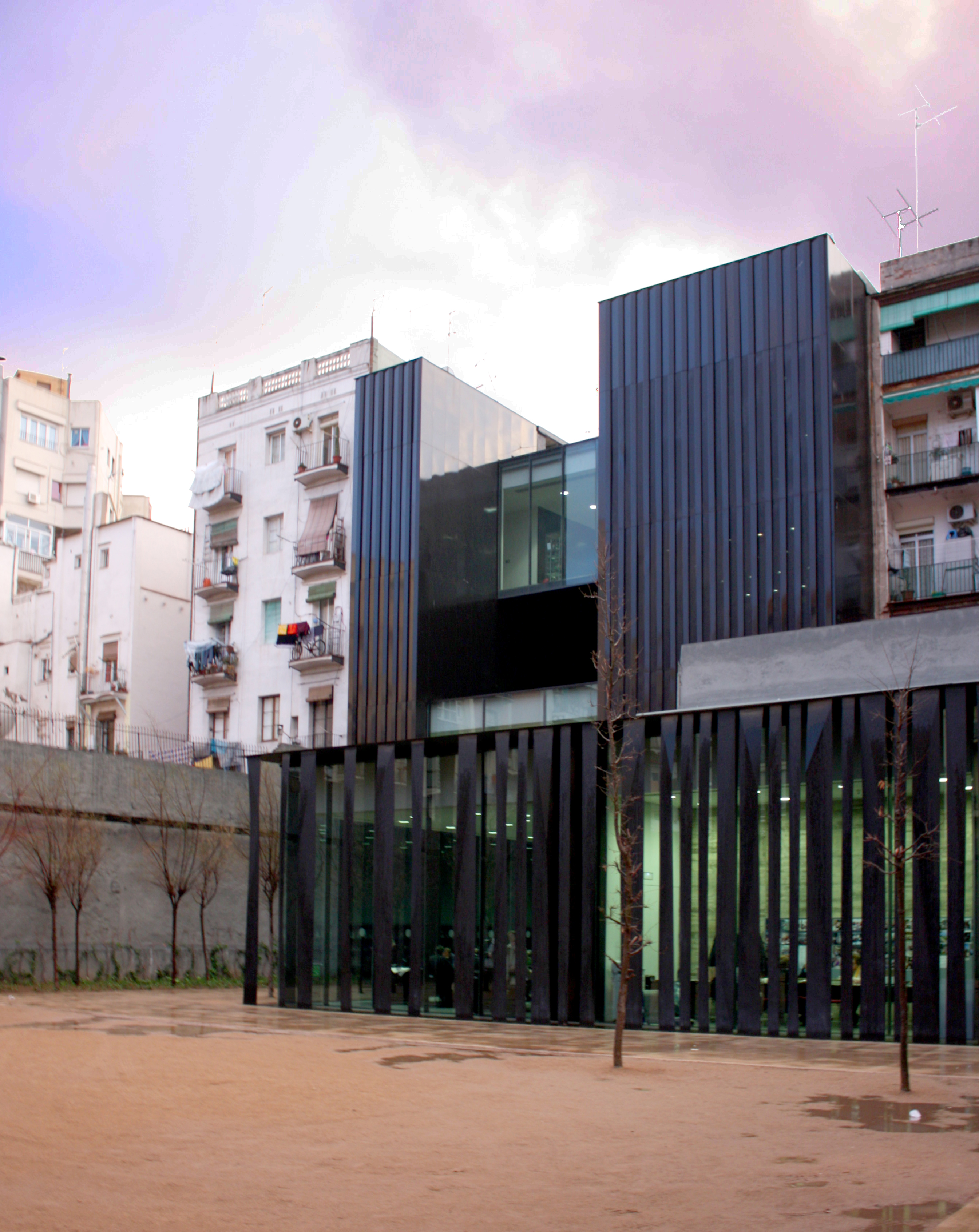 Public Library in Barcelona, designed by RCR