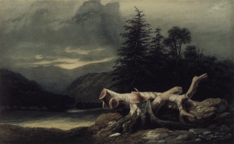 File:Brooklyn Museum - Rain Clouds Gathering-Scene Amongst the Allegheny Mountains - George Harvey.jpg