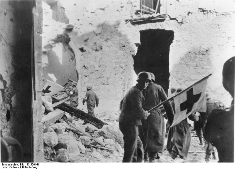 File:Bundesarchiv Bild 183-J26141, Monte Cassino, Bergung von Verwundeten.jpg