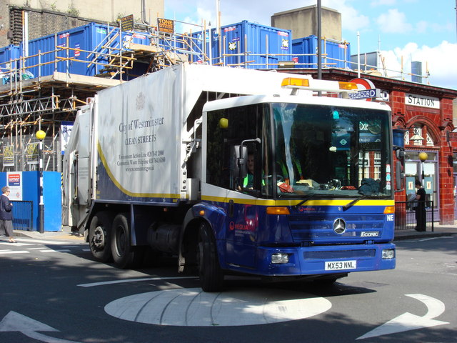 File:City of Westminster rubbish truck on Elgin Avenue - geograph.org.uk - 761035.jpg