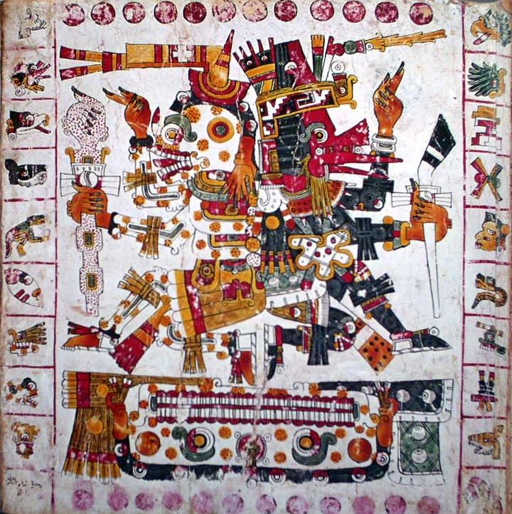 Mictlantecuhtli y Mictecacíhuatl en el Códice Borgia