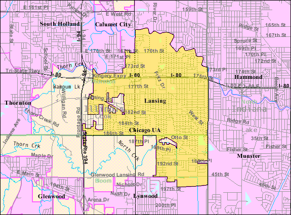 Lansing_IL_2009_reference_map