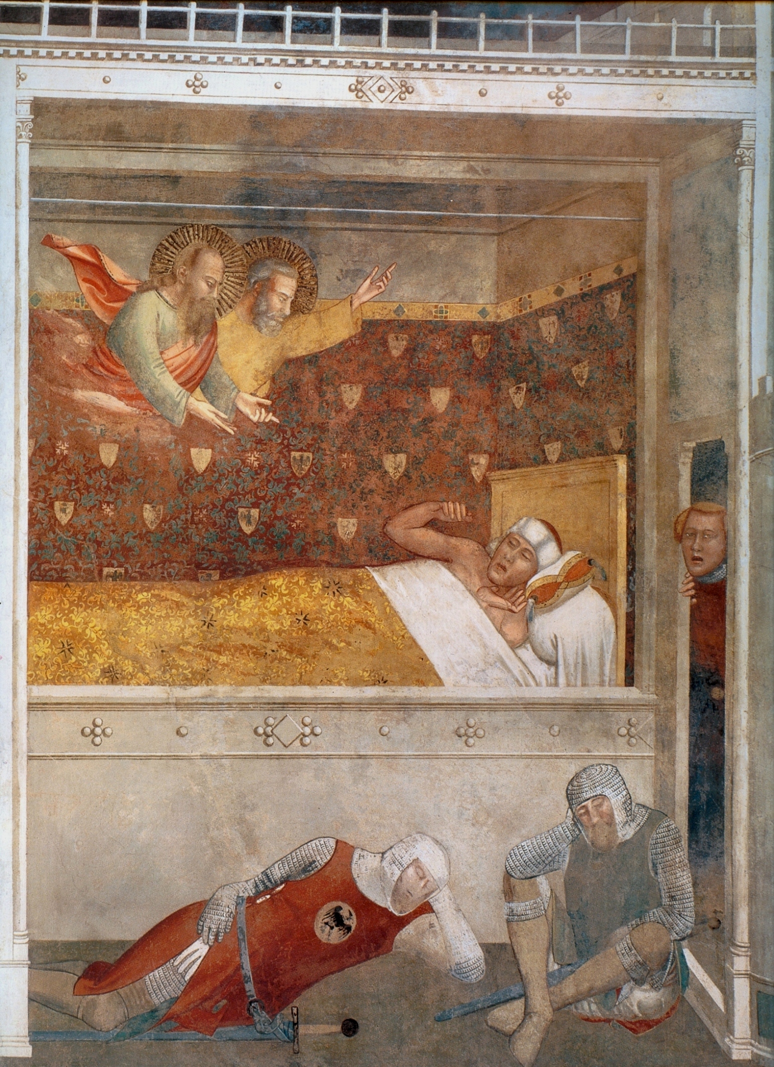 Maso di Banco, Sogno di Costantino, Cappella Bardi di Vernio, Basilica di Santa Croce, Firenze