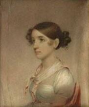 Matilda Hoffman, portrait by Anson Dickinson