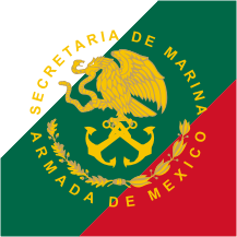 Mexico's naval jack from 1994 to 2000