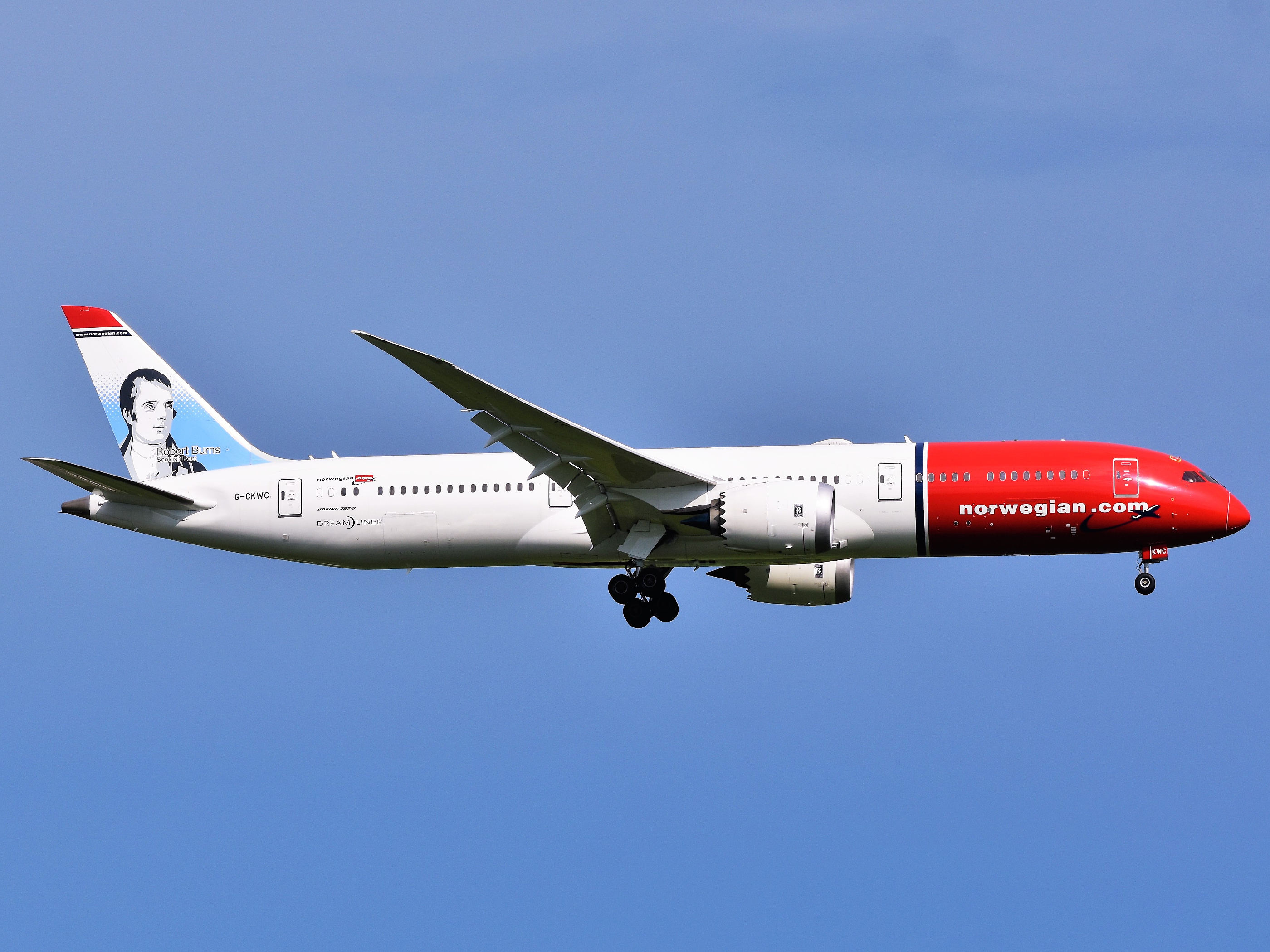 Boeing 787 Norwegian Air Shuttle G-CKNA  decal  1\144 