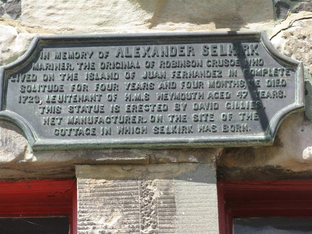 File:Plaque in memory of Alexander Selkirk - geograph.org.uk - 1366970.jpg