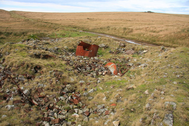 File:Rattlebrok Peat Works - geograph.org.uk - 1558026.jpg