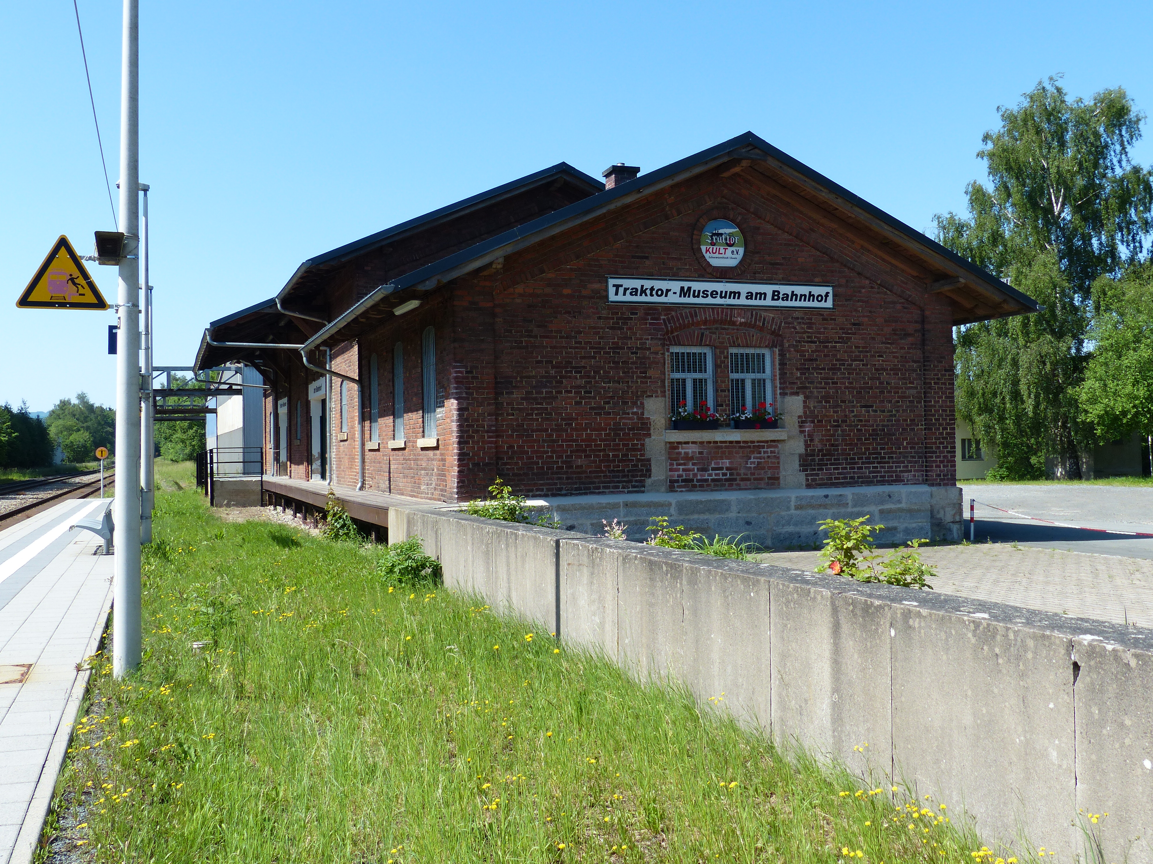 Gebäude in der Stadt Schwarzenbach an der Saale