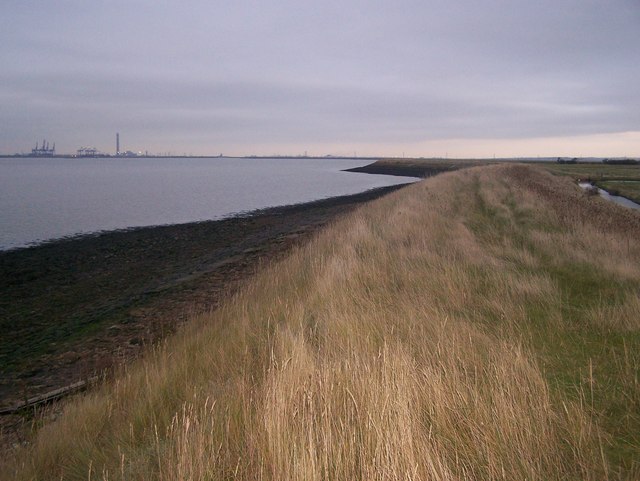 File:Sea Wall at Ham Green - geograph.org.uk - 1049668.jpg