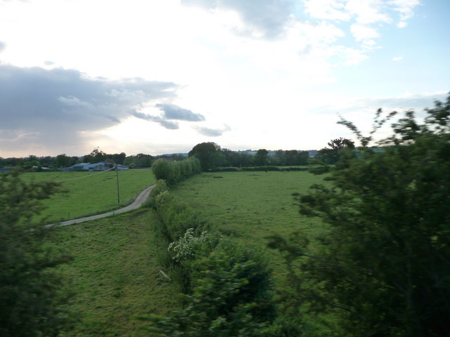 File:South Somerset , Country Road and Grassy Fields - geograph.org.uk - 1347213.jpg