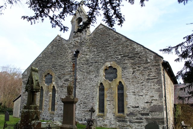 File:St Sannan's Church - west wall - geograph.org.uk - 5673908.jpg