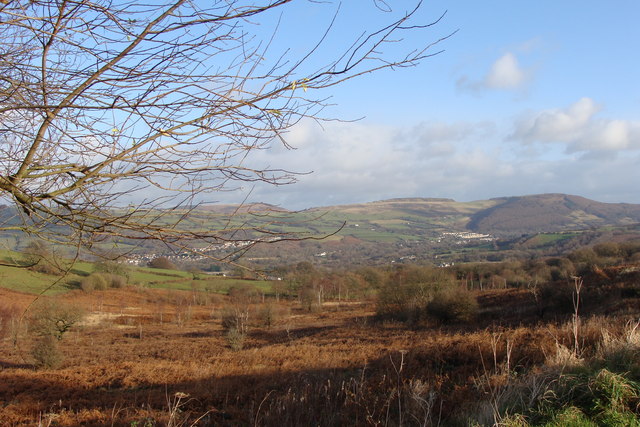 The Rhymney Valley towards Trethomas - geograph.org.uk - 1070005