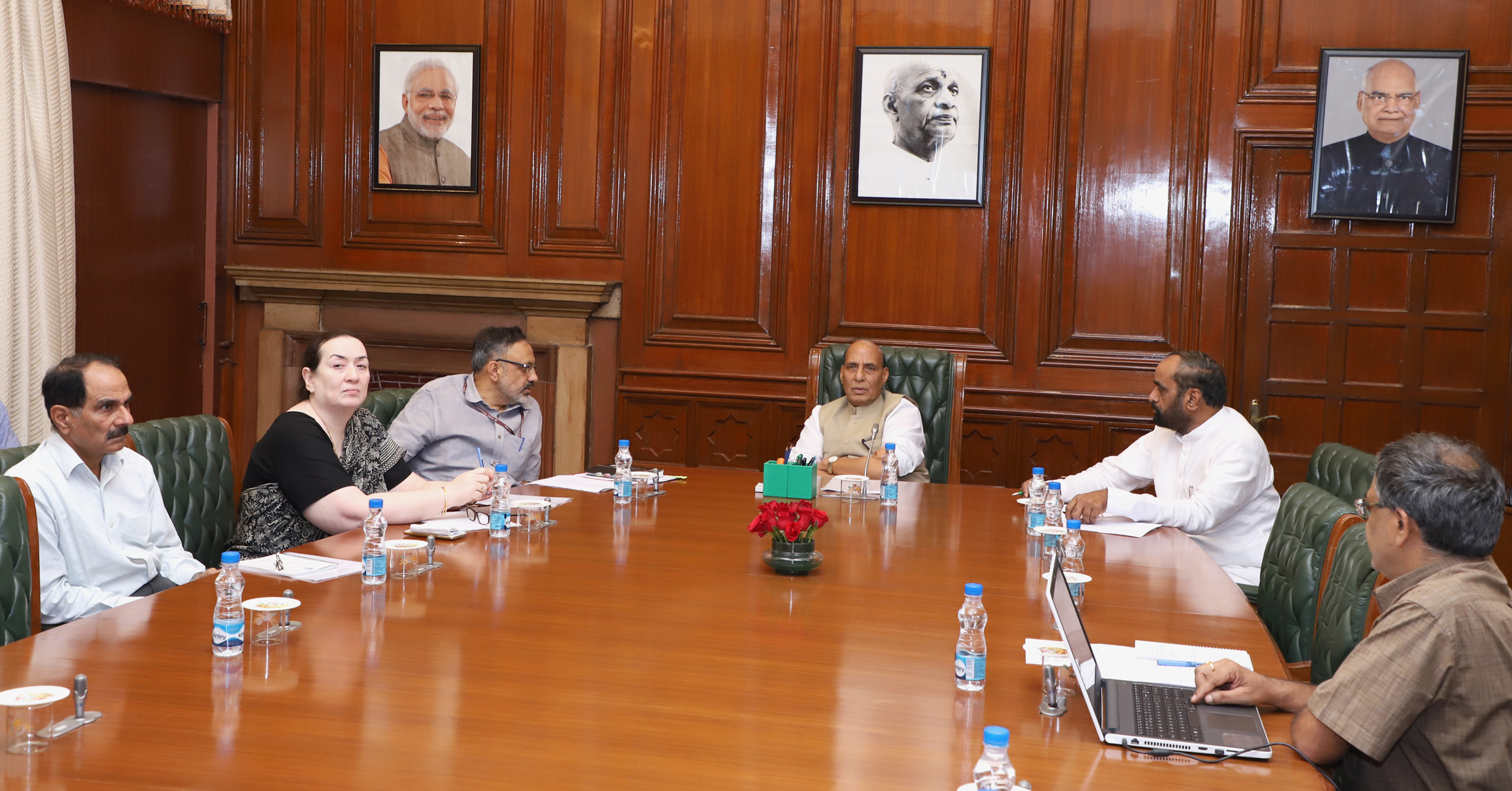 File The Union Home Minister Shri Rajnath Singh Chairing A