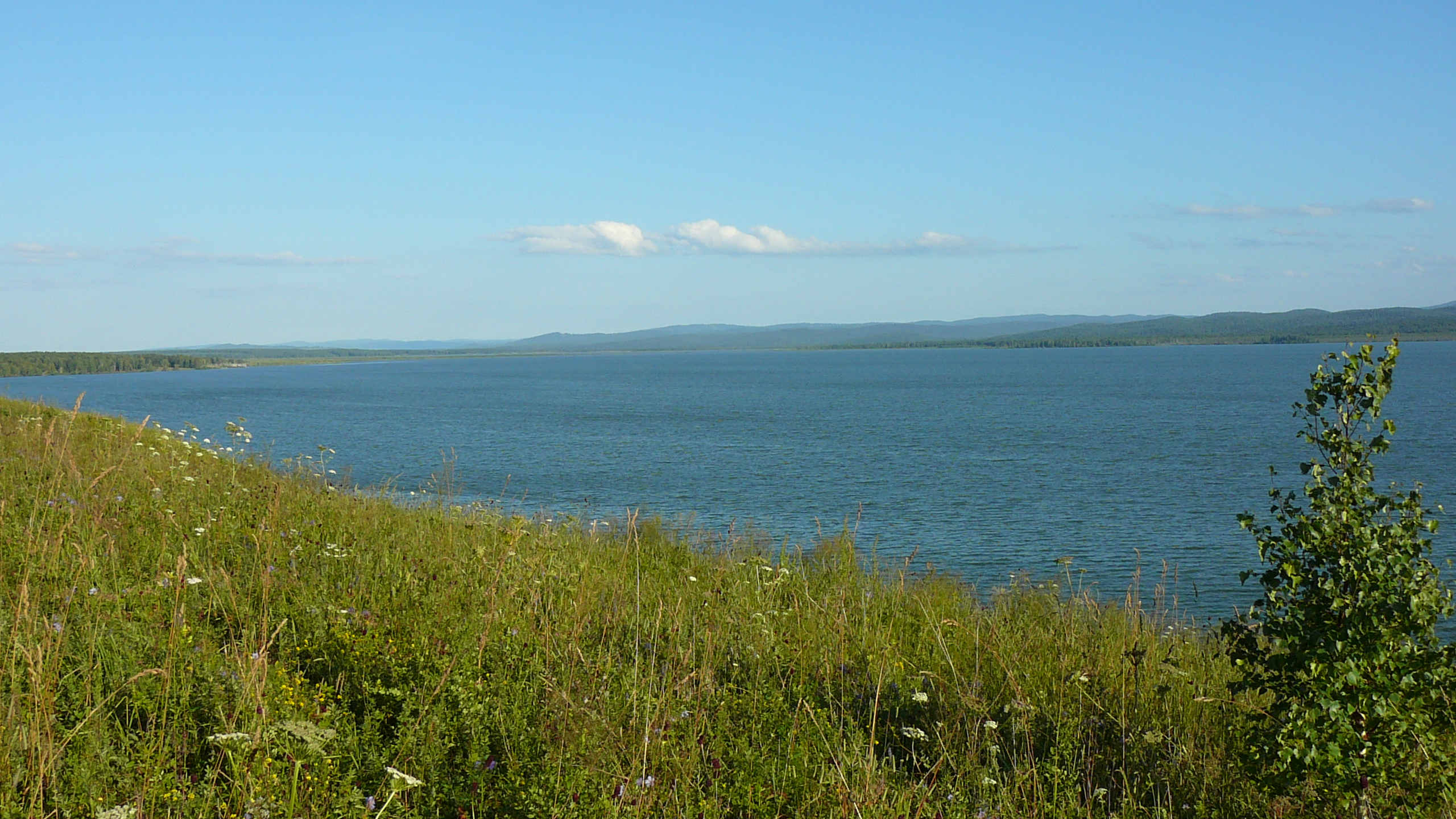 Озеро большой Берчикуль Кемеровская