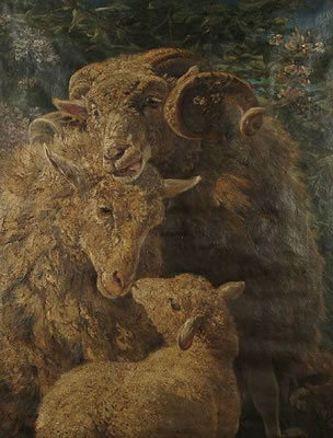 File:'A Ram, a Ewe and a Lamb' by Henri-Arthur Bonnefoy.jpg