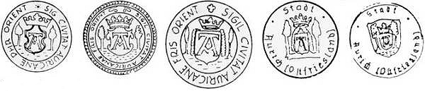 Aurich city seal