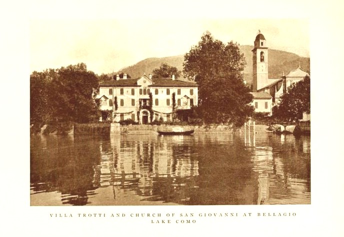File:BATES-BATCHELLER (1911) p214 - Villa Trotti and Church of San Giovanni at Bellagio, Lake Como.jpg