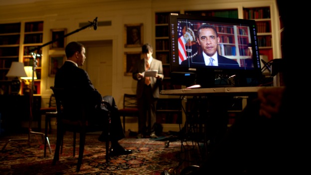 File:Barack Obama delivers weekly address 2009-06-13.jpg