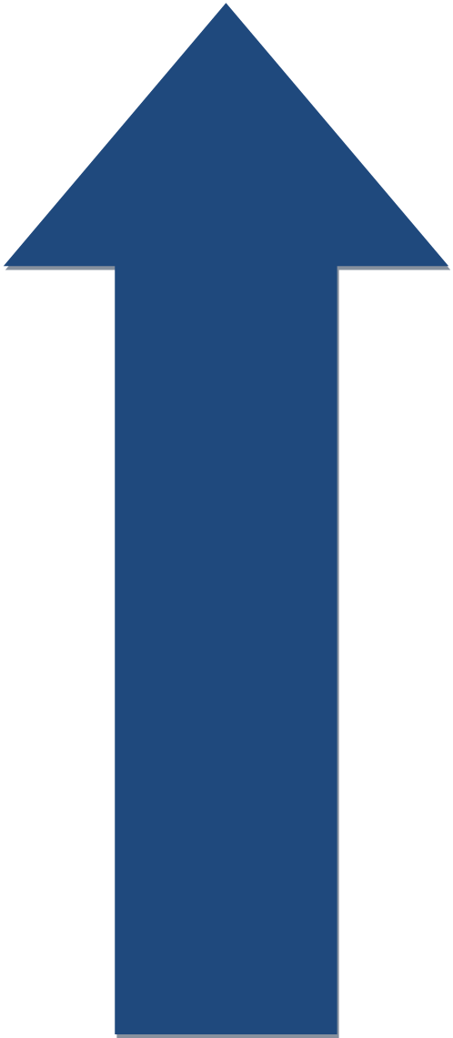 blue arrow up