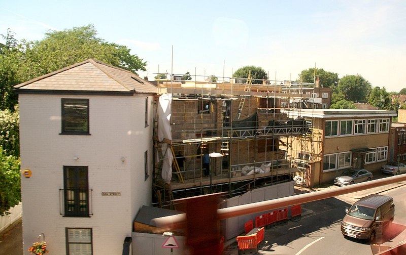 File:Building work on property in Vicarage Road - geograph.org.uk - 5469229.jpg