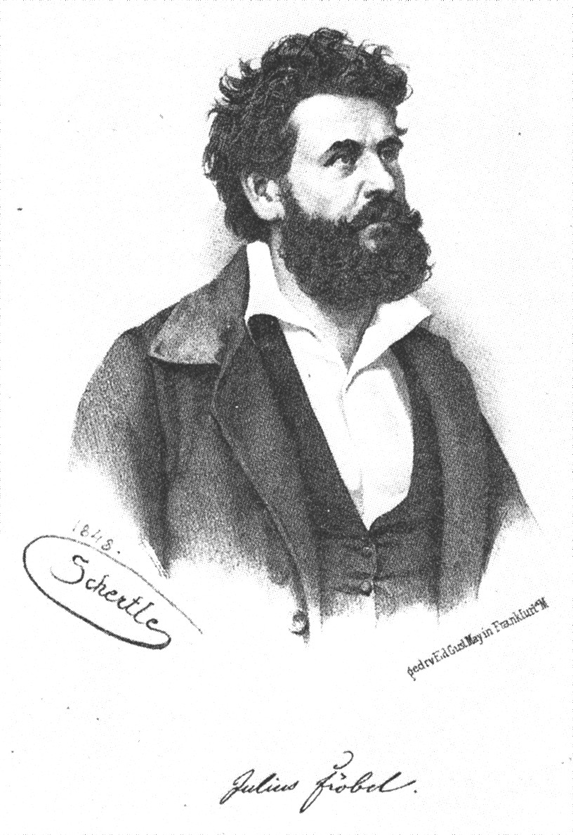 Julius Fröbel, lithography (1848)