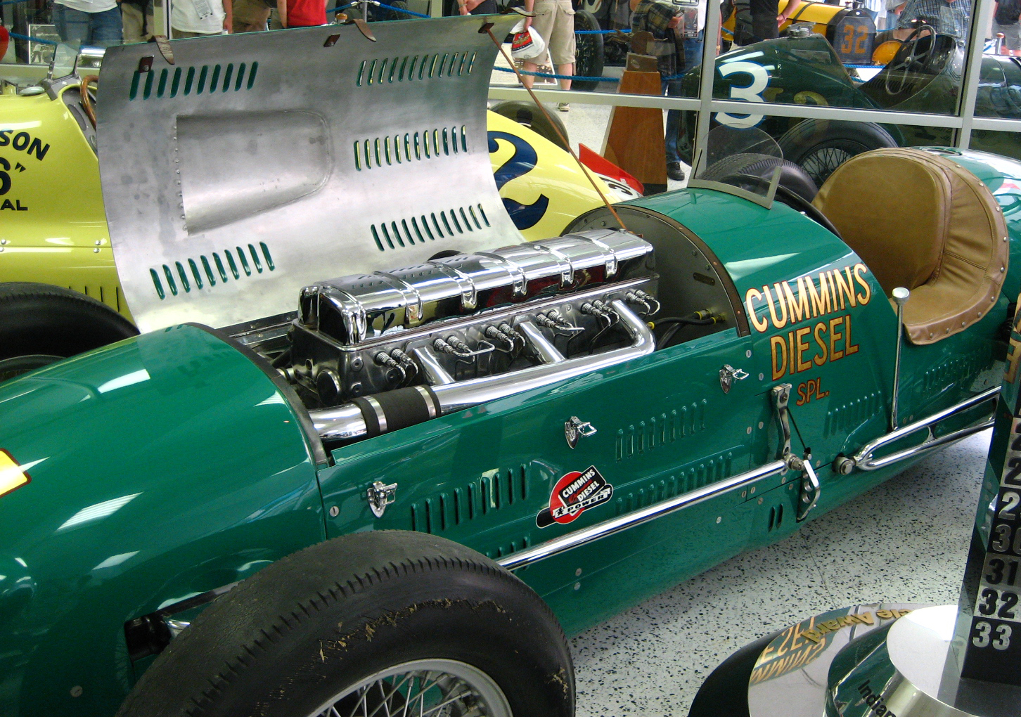 An early Cummins diesel in a 1950 [[Indianapolis 500