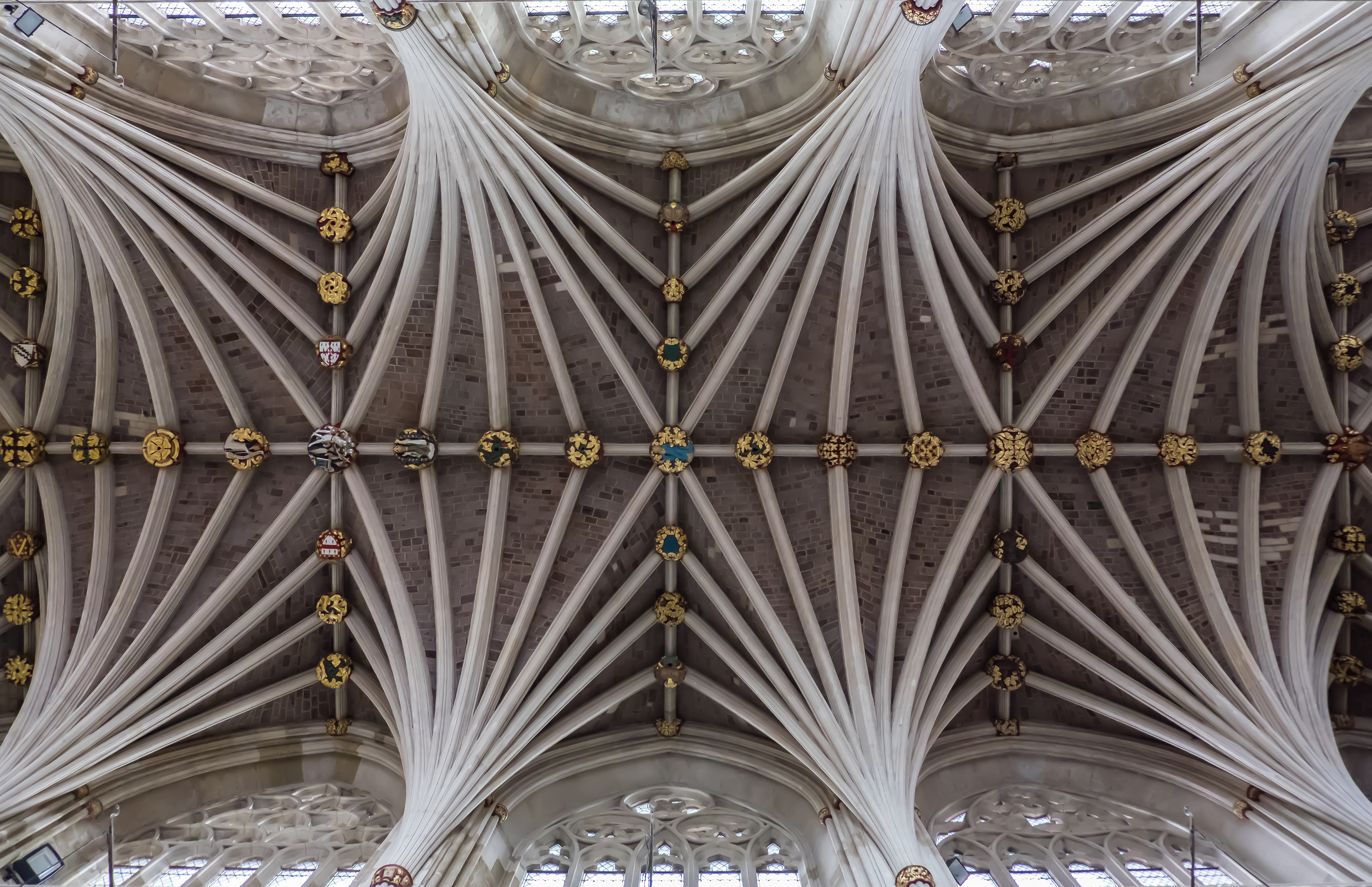 File Exeter Cathedral Nave Vaulted Ceiling Jpg Wikimedia Commons