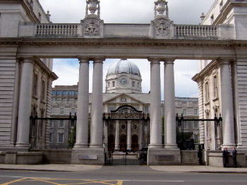 Government Buildings, Dublin. The former location of the UCD science and engineering faculties. Opened by King George V in 1905