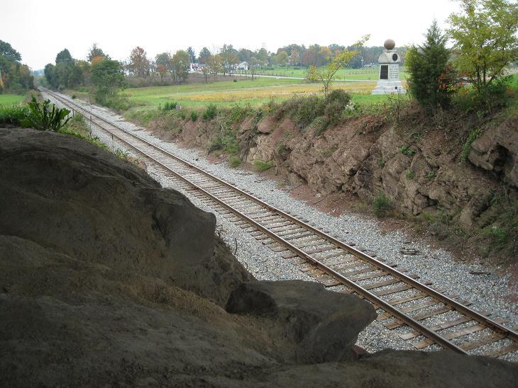 File:Gettysburg RR Cut SE View.JPG