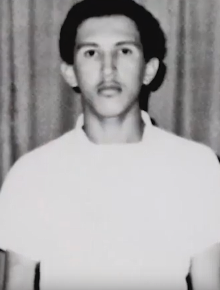 Chávez en su adolescencia.